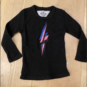 T2 Love long sleeve with the cute 3D lightening bolt